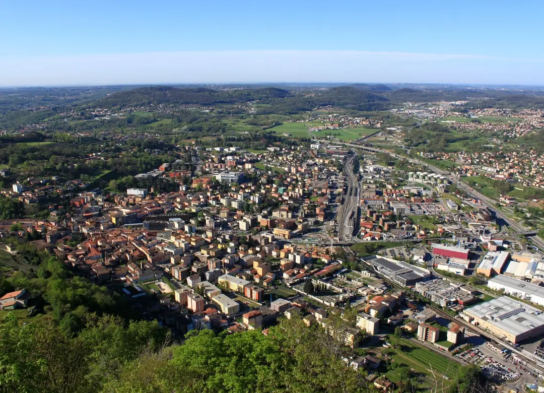 Veduta del nucleo di Mendrisio